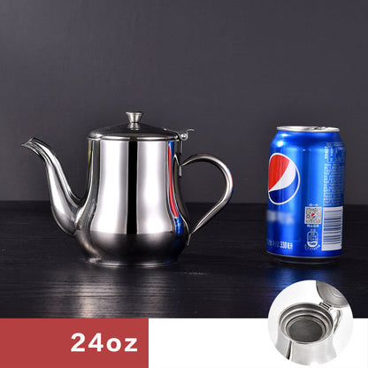 Rynx | Stainless Steel Oil Dispenser, Oil Dispenser with Removable Filter