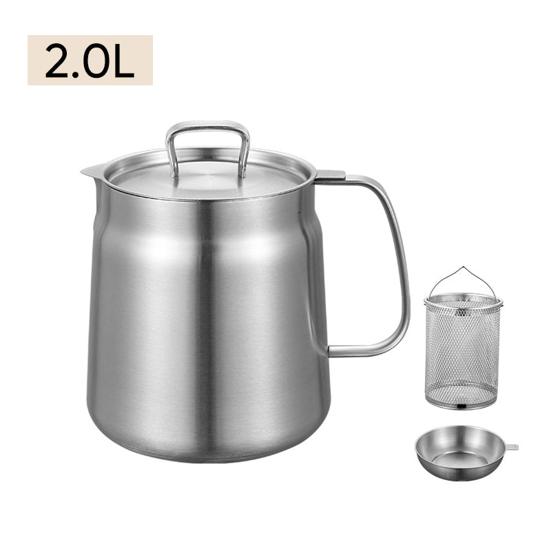 Rynx | 2-in-1 304 Stainless Steel Multifunctional Oil Separator Pot