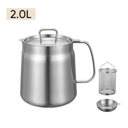 Rynx | 2-in-1 304 Stainless Steel Multifunctional Oil Separator Pot