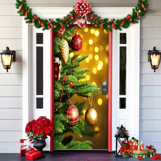 Rynx | Nightmare Before Christmas Outdoor Decorations Props Christmas Elf Door Cover