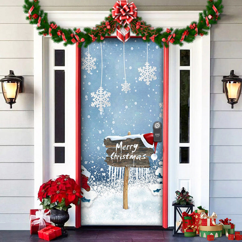 Rynx | Nightmare Before Christmas Outdoor Decorations Props Christmas Elf Door Cover