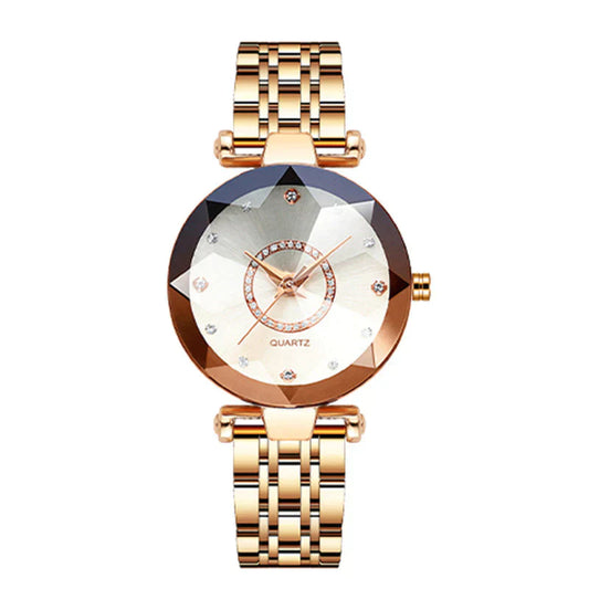 RYNX | Waterproof Women'S Watch With Starry Clear Diamond Dial