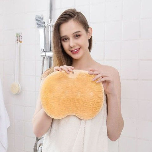 Rynx | Shower Foot & Back Cleaner, Non-Slip Bathroom Silicone Massage Pad