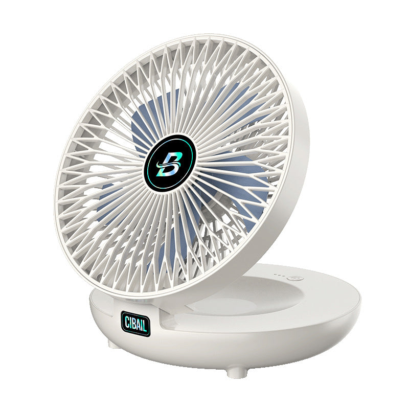 Rynx | Portable Mini Desk Fan, USB Rechargeable Adjustable Wall Fan