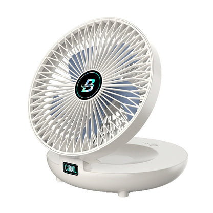 Rynx | Portable Mini Desk Fan, USB Rechargeable Adjustable Wall Fan