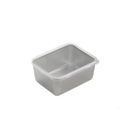 Rynx | Stainless steel square plate (with lid)