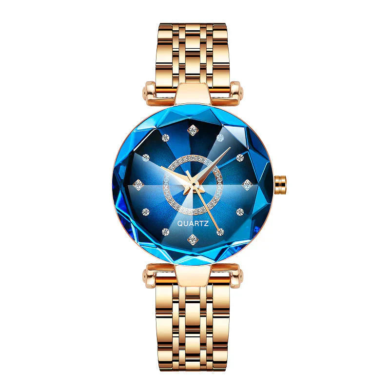 RYNX | Waterproof Women'S Watch With Starry Clear Diamond Dial