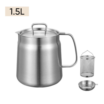 Rynx | 2-in-1 304 Stainless Steel Multifunctional Oil Separator Pot
