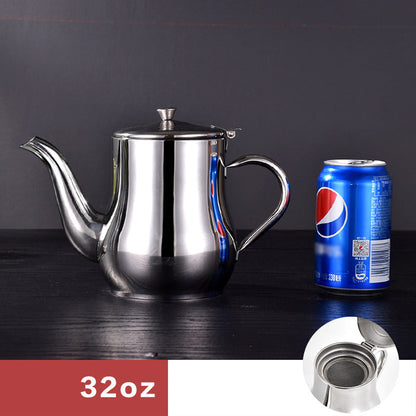Rynx | Stainless Steel Oil Dispenser, Oil Dispenser with Removable Filter