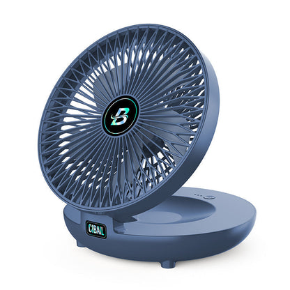 Rynx | Portable Mini Desk Fan, USB Rechargeable Adjustable Wall Fan