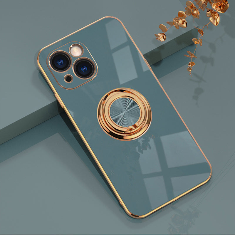 Rynx | Plated iPhone Case with Ring