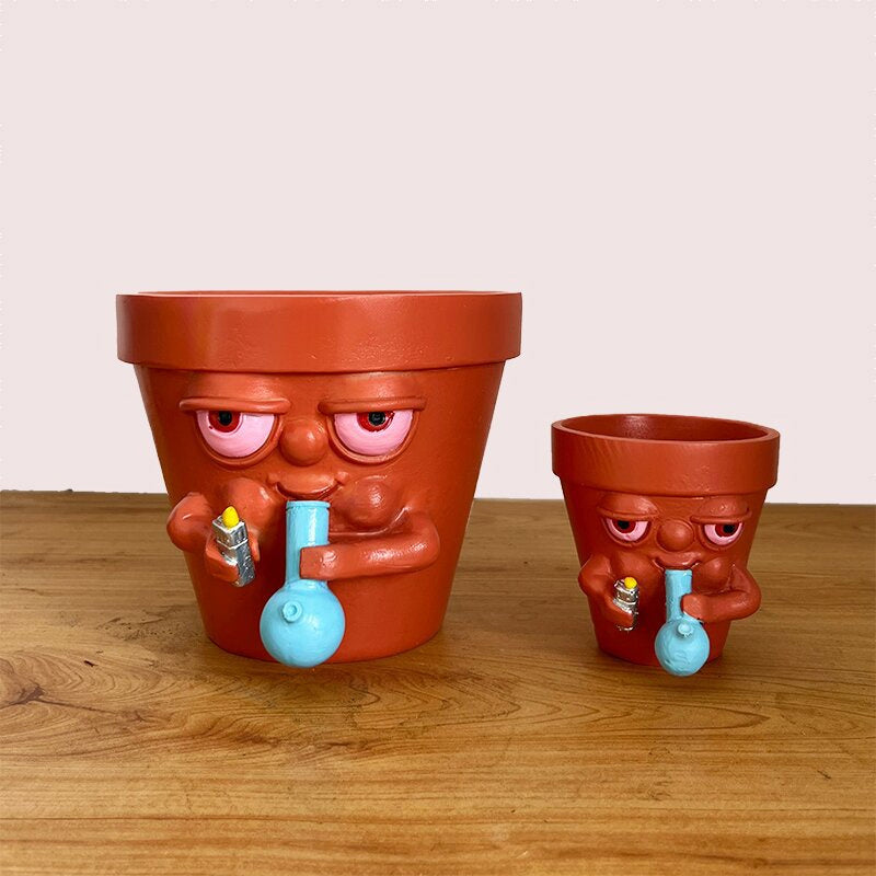 Rynx | Creative smoking flower pot