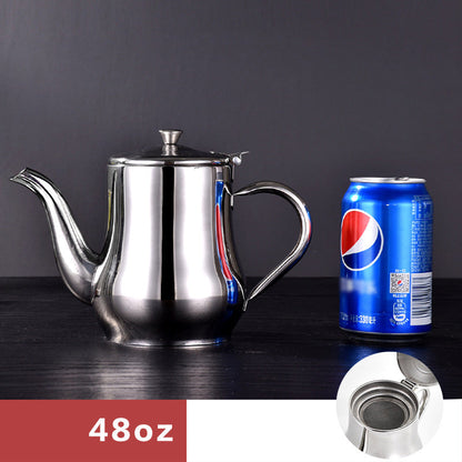 Rynx | Stainless Steel Oil Dispenser, Oil Dispenser with Removable Filter