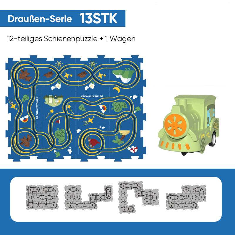 Rynx | Puzzle toy for children with rail vehicles