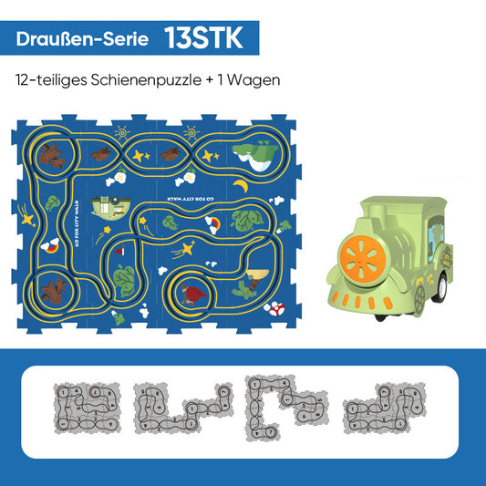 Rynx | Puzzle toy for children with rail vehicles