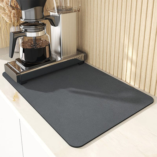 Rynx | Kitchen Super Absorbent Draining Mat, Quick Drying Dish Coffee Mat