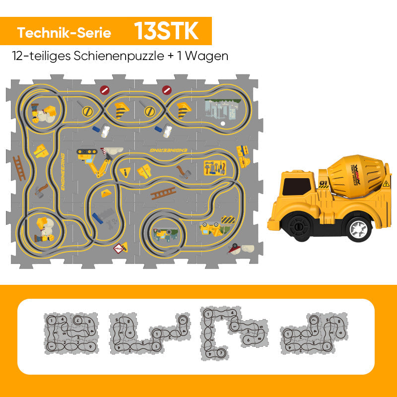 Rynx | Puzzle toy for children with rail vehicles