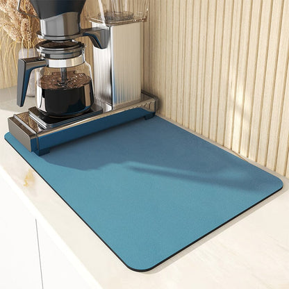 Rynx | Kitchen Super Absorbent Draining Mat, Quick Drying Dish Coffee Mat