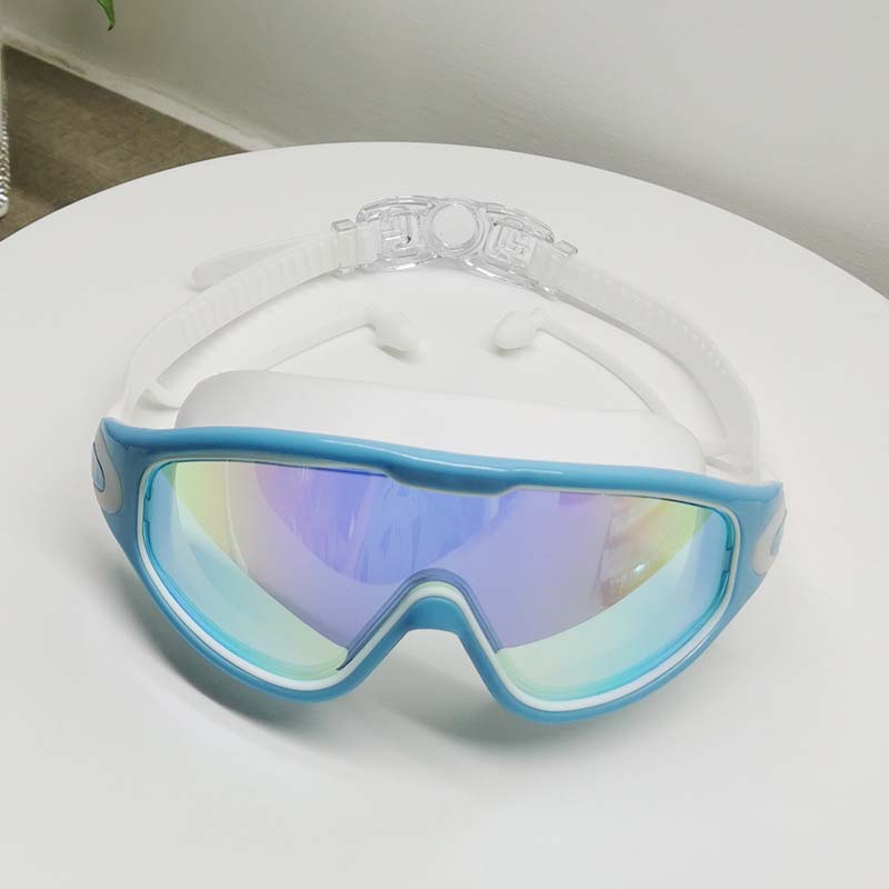 RYNX | Wide View Anti-Fog Swimming Goggles see blue colorful