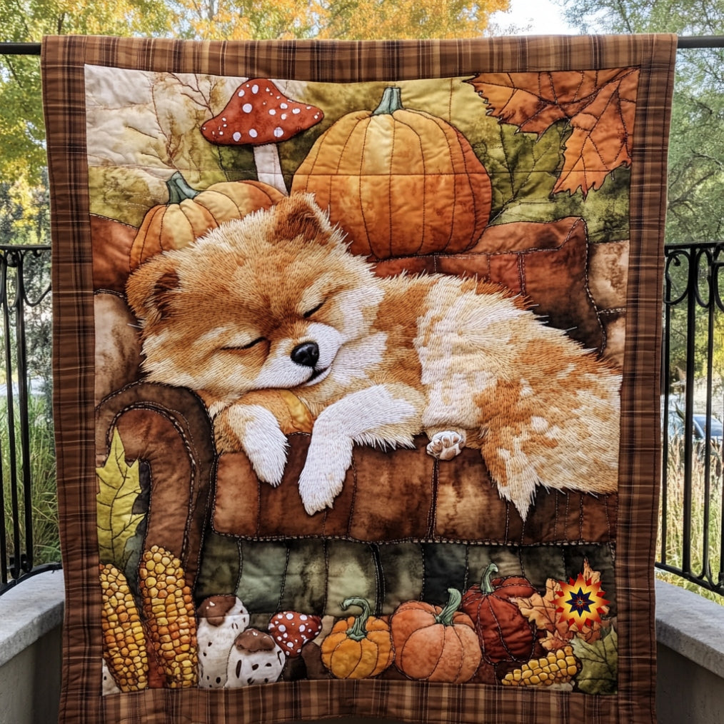 Rynx | Sleeping Pomeranian Quilt