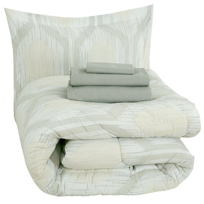 Rynx | Sloane Street Hexagon Strié Stripe Reversible Sleeping Bag