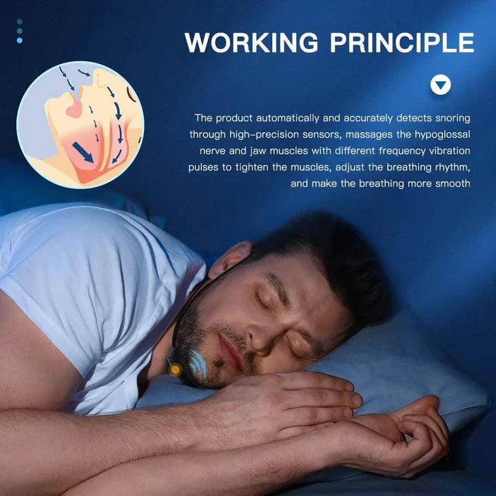 RYNX | EMS Anti-Snoring Device – Portable, Comfortable Sleep Aid, USB Rechargeable