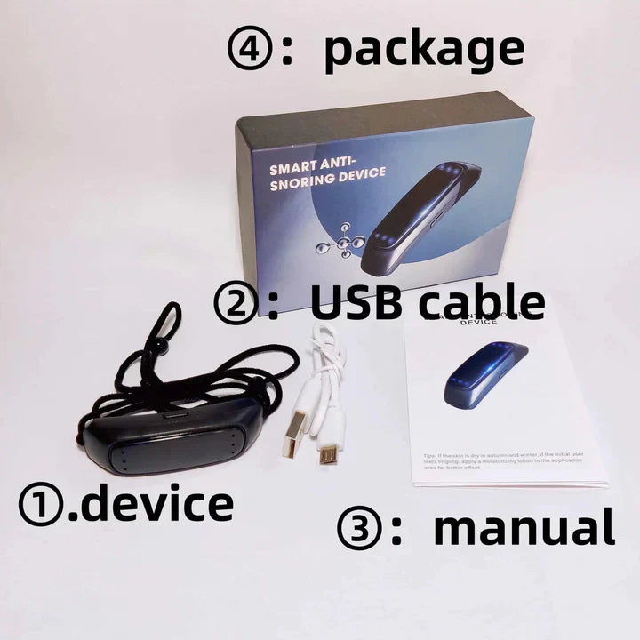 RYNX | EMS Anti-Snoring Device – Portable, Comfortable Sleep Aid, USB Rechargeable