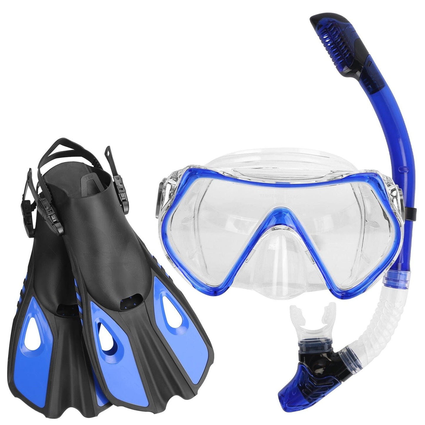 Rynx | Snorkeling Gear Mask Fins Set with Adjustable Swim Fins