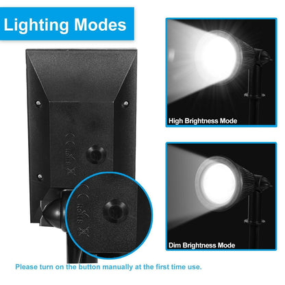 Rynx | Solar Powered Spotlight Outdoor Garden Lamp Waterproof