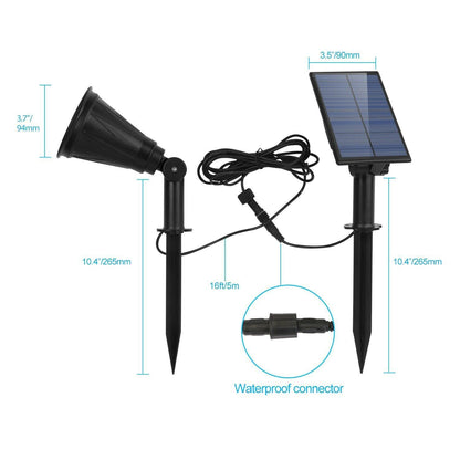 Rynx | Solar Powered Spotlight Outdoor Garden Lamp Waterproof