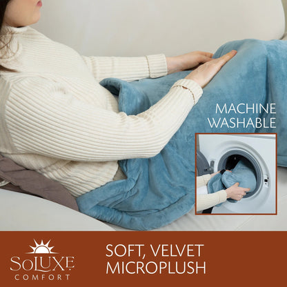 Rynx | Soluxe Electric Weighted Neck and Back Heating Pad
