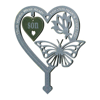 Rynx | Memorial Gift Butterfly Ornament - Garden Memorial Plaque