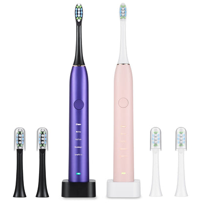 Rynx | Sonic Electric Toothbrush For Adults Magnetic Charging Waterproof IPX7 Replacement Heads Set