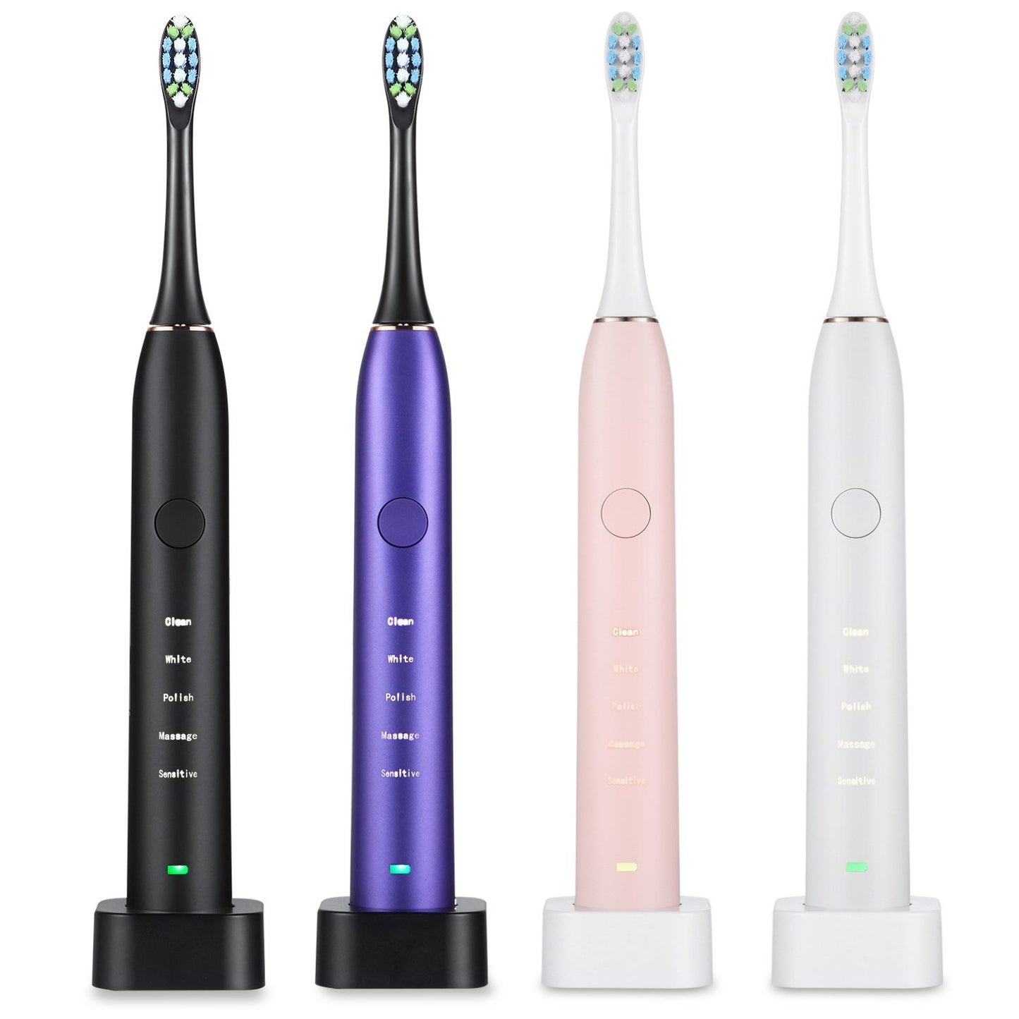 Rynx | Sonic Electric Toothbrush For Adults Magnetic Charging Waterproof IPX7 Replacement Heads Set