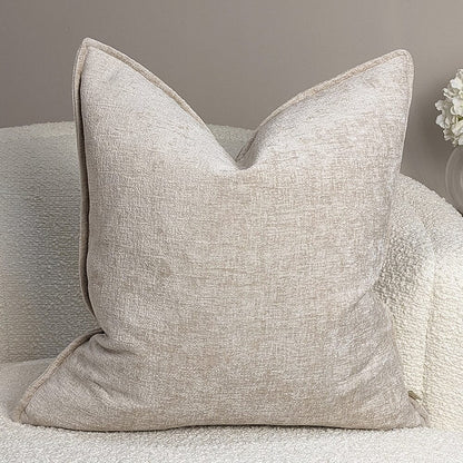 Rynx | Souffle Cream Woven Pillow with Oxford Edge - 50x50cm