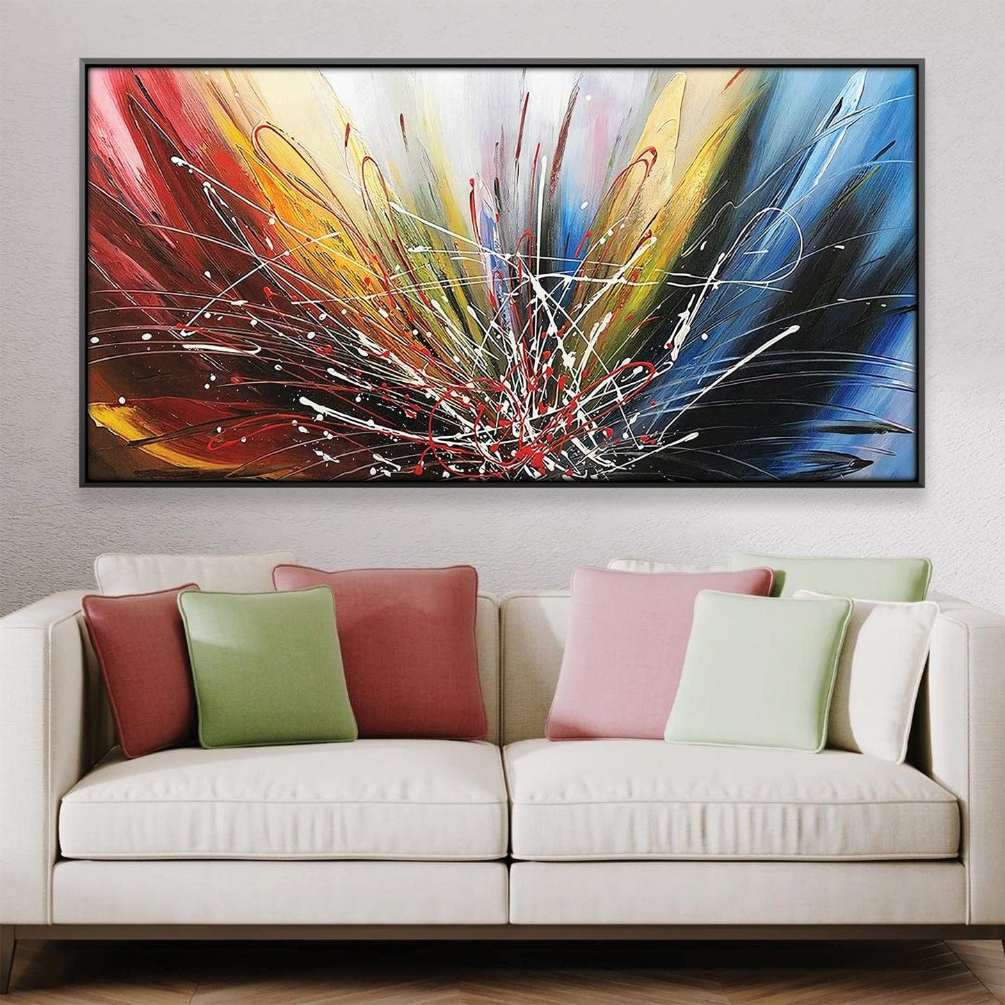 Rynx | Spectrum Splat Canvas