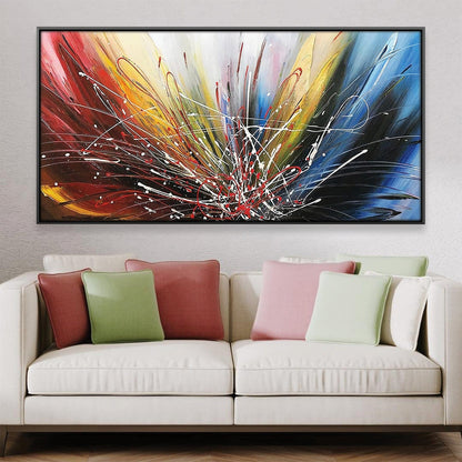 Rynx | Spectrum Splat Canvas