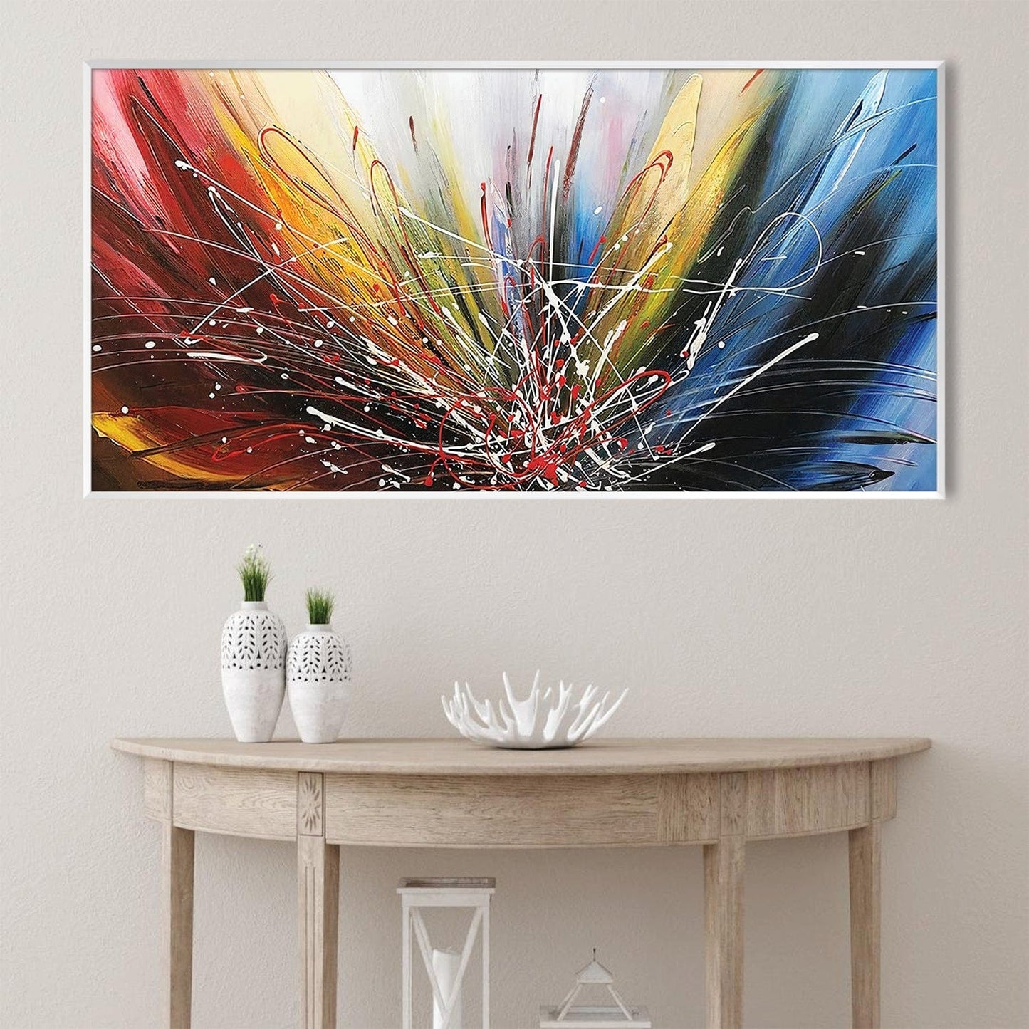 Rynx | Spectrum Splat Canvas