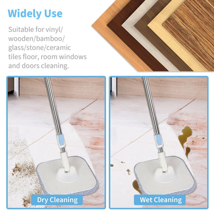 Rynx | Spin Mop and Bucket with Wringer Set