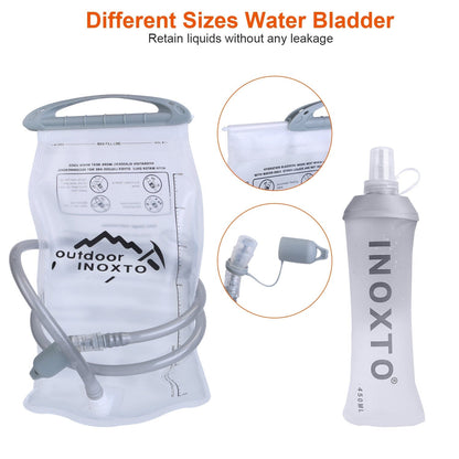 Rynx | Sport Hydration Vest Runner Backpack with 15oz, 50oz Water Bladder