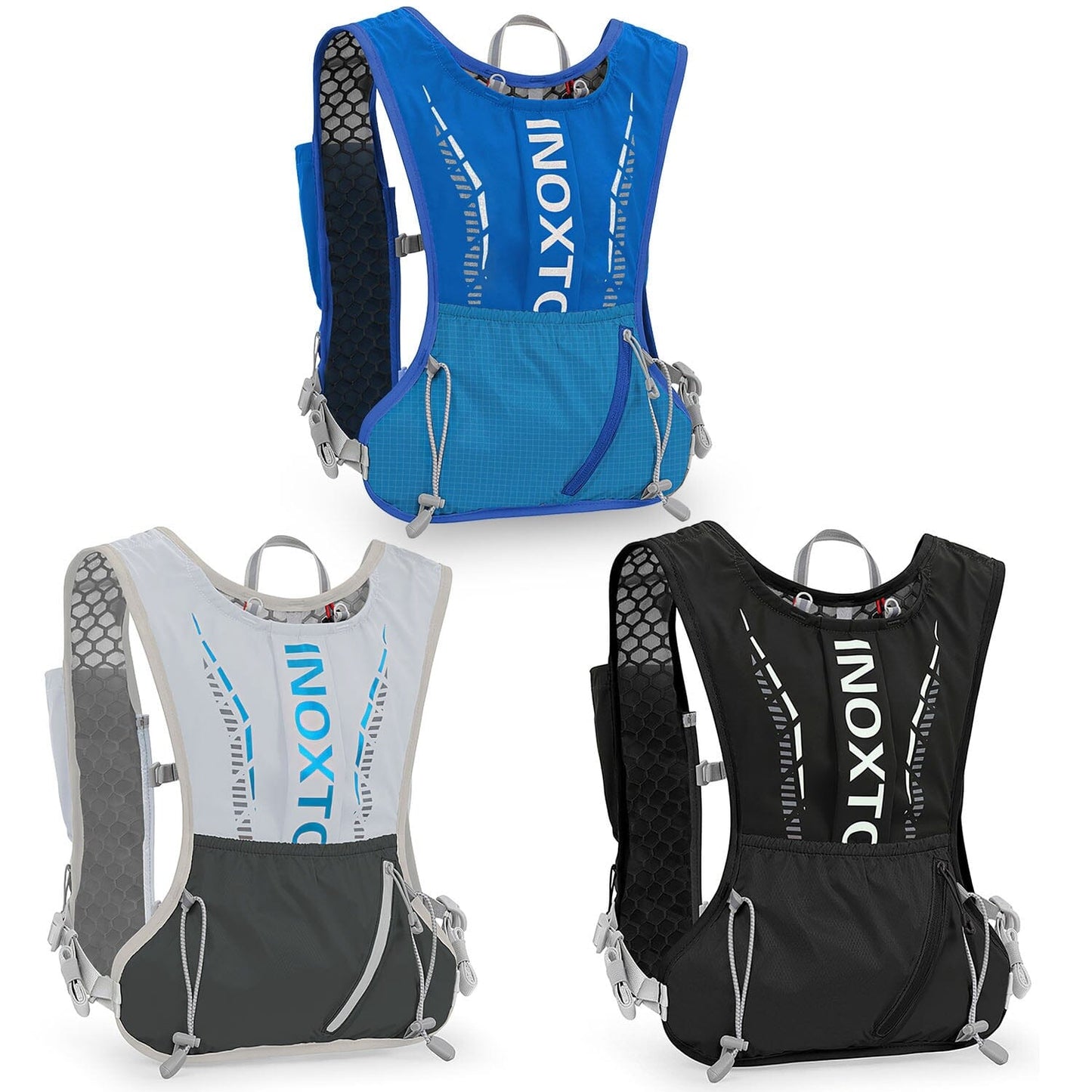 Rynx | Sport Hydration Vest Runner Backpack with 15oz, 50oz Water Bladder