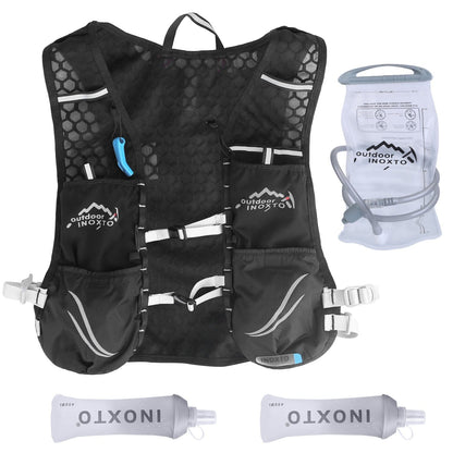 Rynx | Sport Hydration Vest Runner Backpack with 15oz, 50oz Water Bladder
