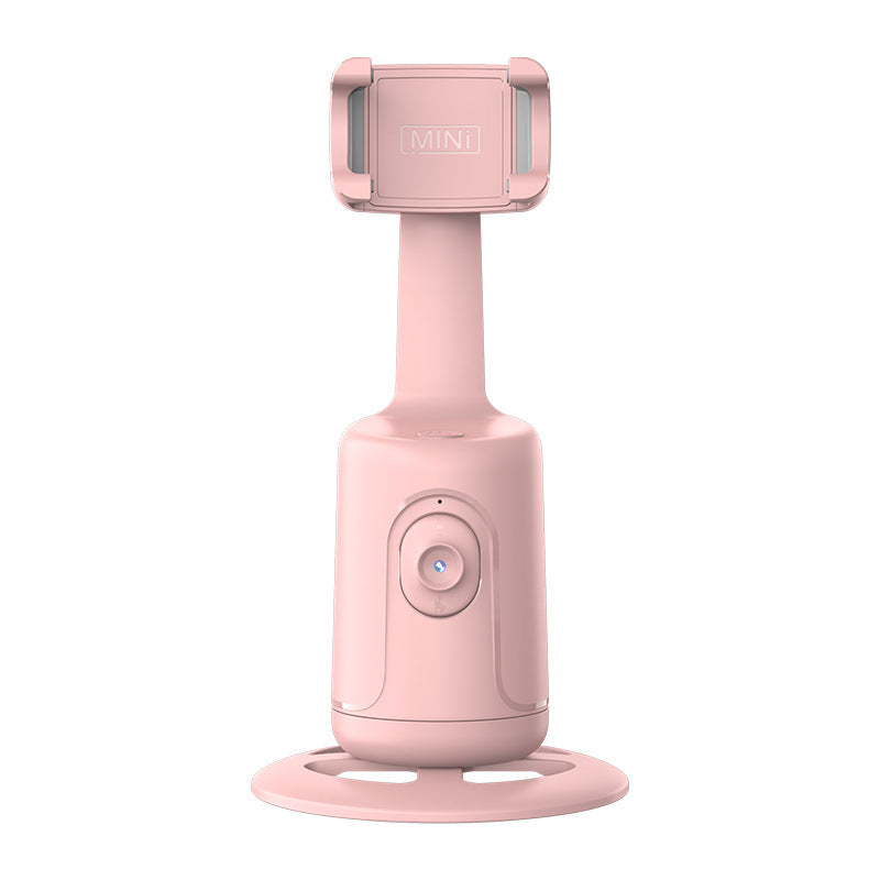 RYNX | 📸360° Rotation Smart Auto Face Object Tracking Holder Pink Without tripod selfie stick