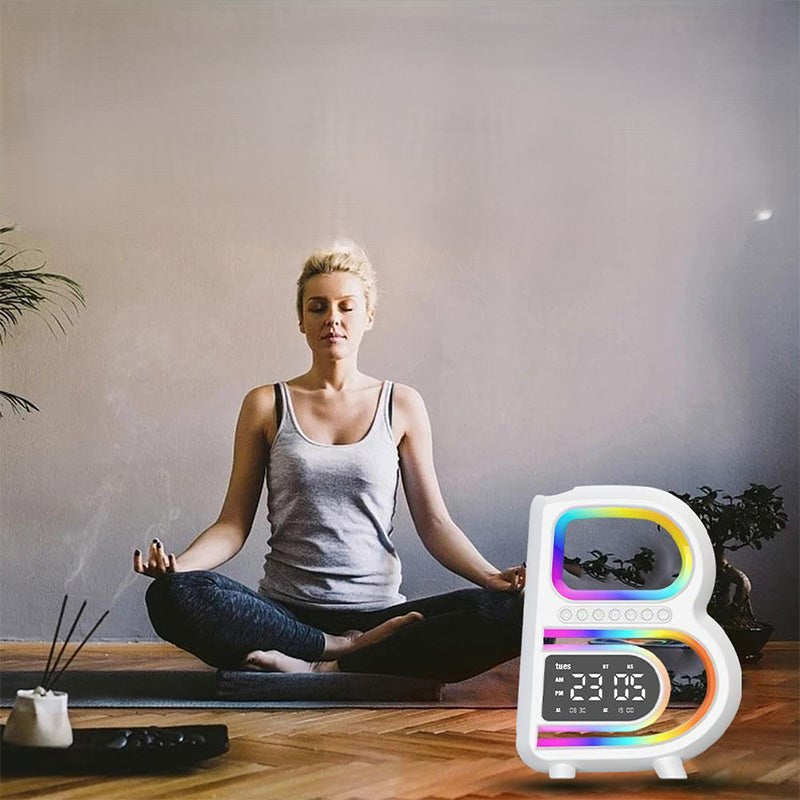 Rynx | BeatGlow - Intelligent alarm clock with RGB light and wireless speaker