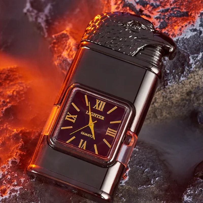 RYNX | Vintage Watch Bezel Jet Flame Pocket Lighter