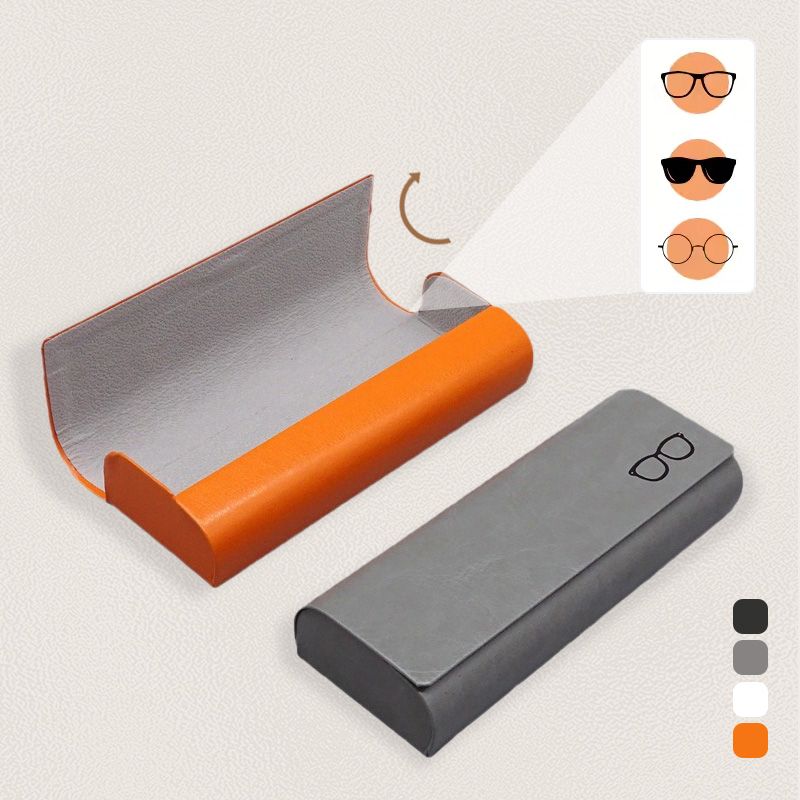 RYNX | Minimalistic Glasses Case Made Of Hard Leather