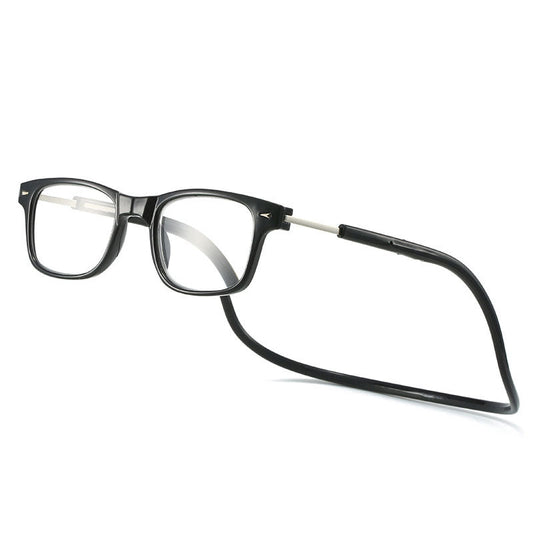 RYNX | Magnetic Neck Hanging Anti-Loss Anti-Blue Light Reading Glasses Black