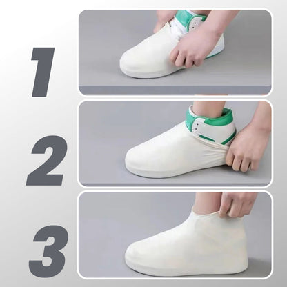 RYNX | Waterproof Rain Over Shoes Navy Blue+Black