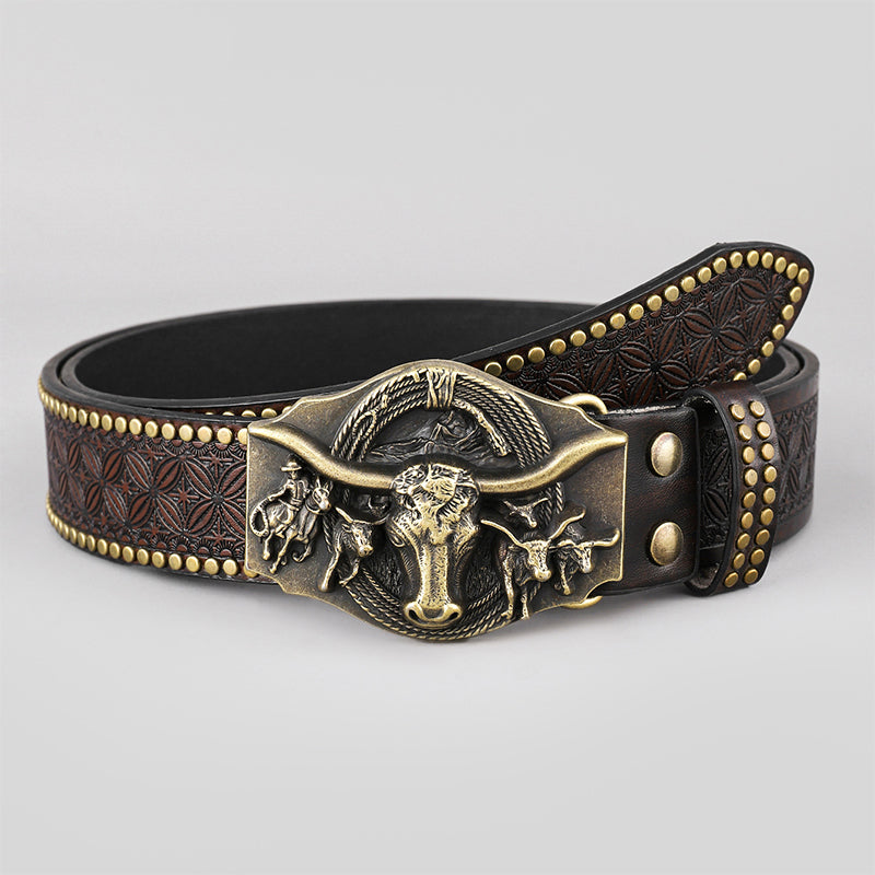 RYNX | Vintage Western Cowboy Style Belt I'm sorry, but the provided text seems to be incomplete. Could you please provide the full text you would like to translate into English?