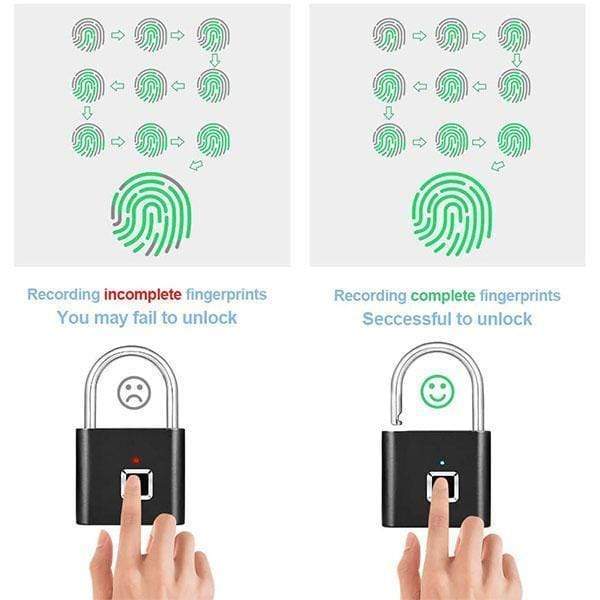 Rynx | Limited Time Portable Fingerprint Lock, Smart Door Lock with Theft Protection